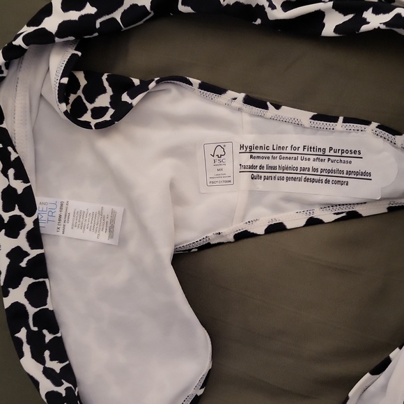 Brand new 1xl mid rise bikini bottom animal print - Picture 5 of 5